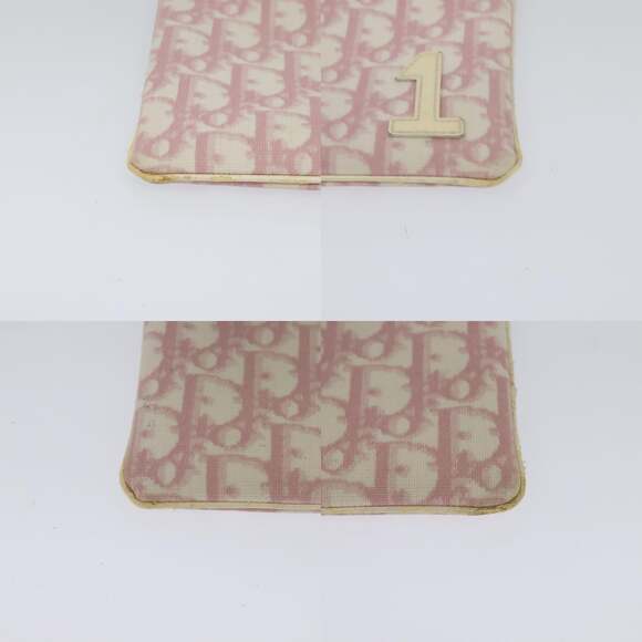 DIOR Trotter Canvas Shoulder Bag Pvc Pink - Picture 10 of 12